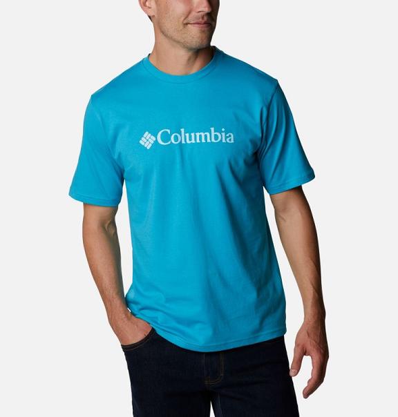 Columbia CSC Basic Logo T-Shirt Men Blue USA (US2428582)